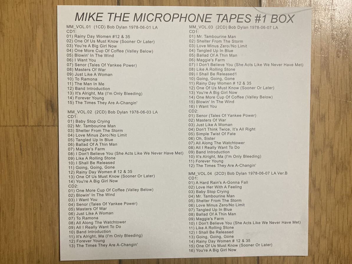 MIKE MILLARD マイクミラード マイク・ザ・マイク録音の歴史 14CD BOB DYLAN ボブディランBRUCE SPRINGSTEENブルーススプリングスティーン_画像3