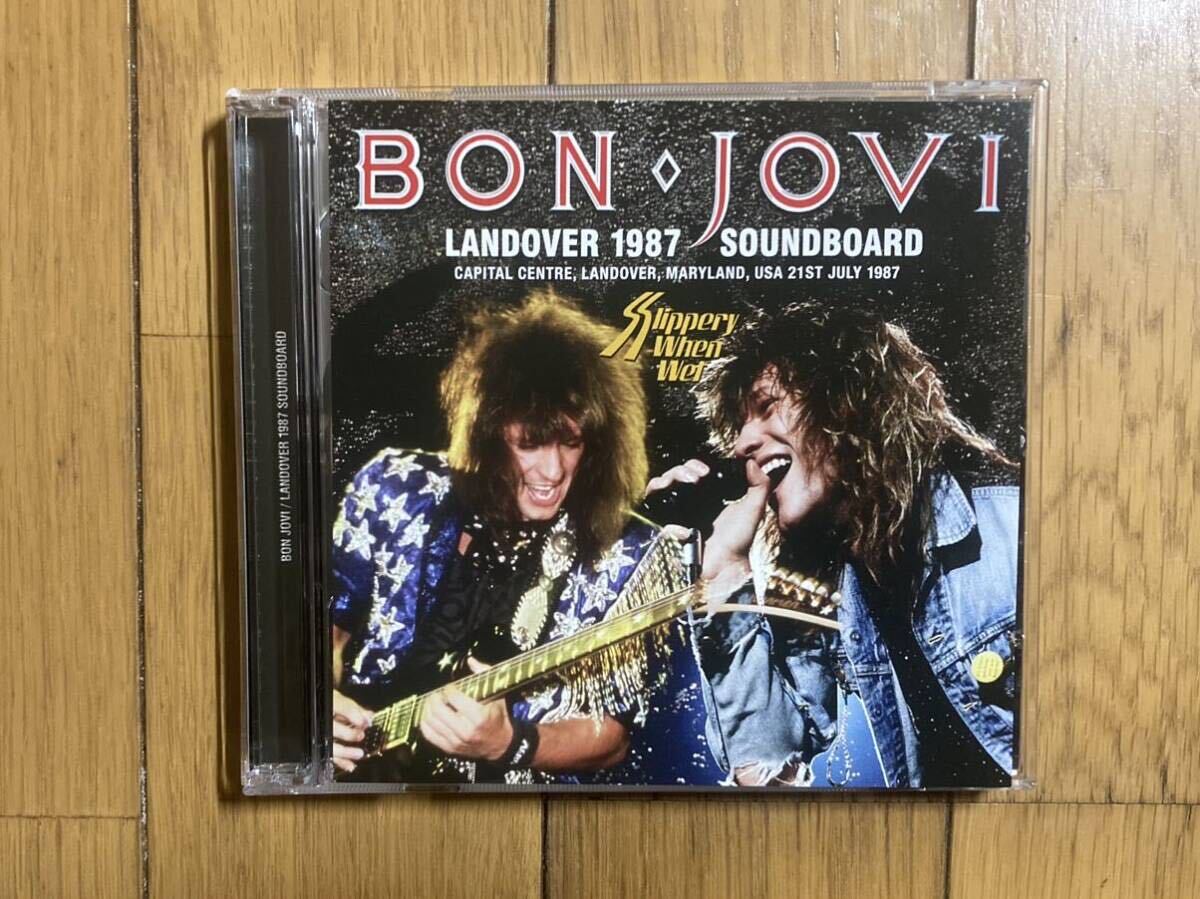 BON JOVI ボンジョヴィ / LANDOVER 1987 SOUNDBOARD 2CD＋DVD SLIPPED INTO THE NIGHT 1987_画像1