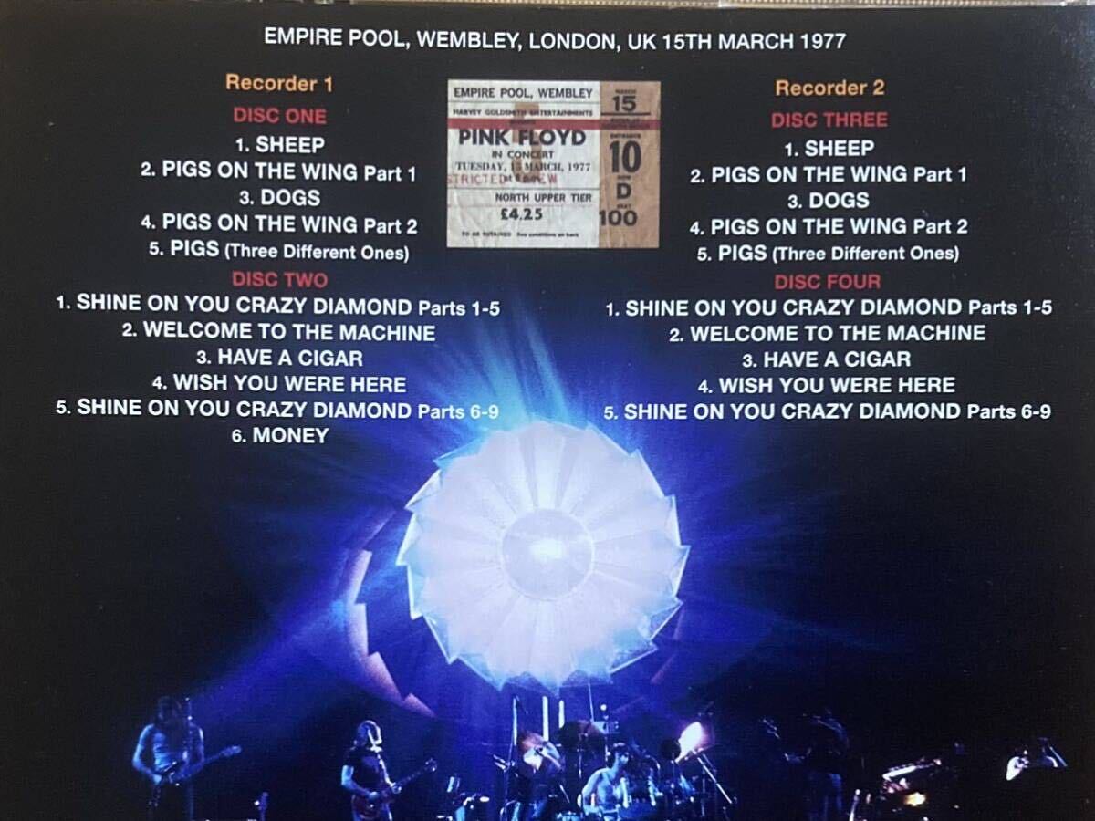 PINK FLOYD ピンクフロイド / ANIMALS WEMBLEY 1977 1ST NIGHT 4CDの画像4