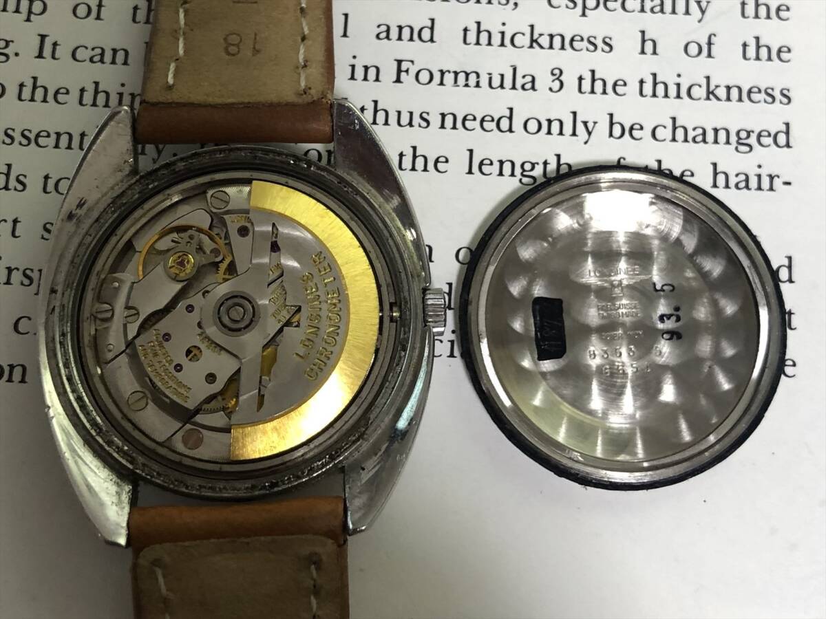 LONGINES ULTRA-CHRON Automatic chronometer Longines Ultra k long самозаводящиеся часы Chrono измерительный прибор мужской 