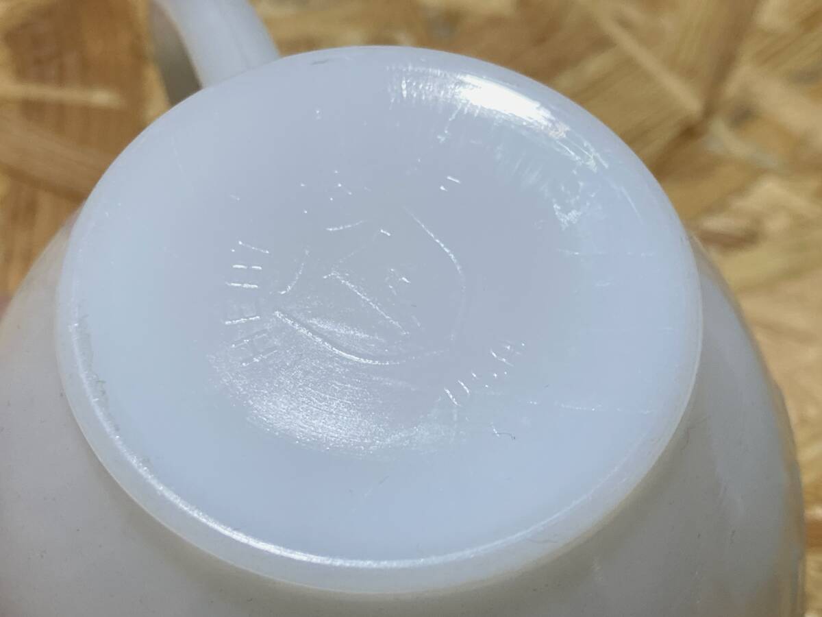 Federal фирма HEAT PROOF USA cup & блюдце молочное стекло 