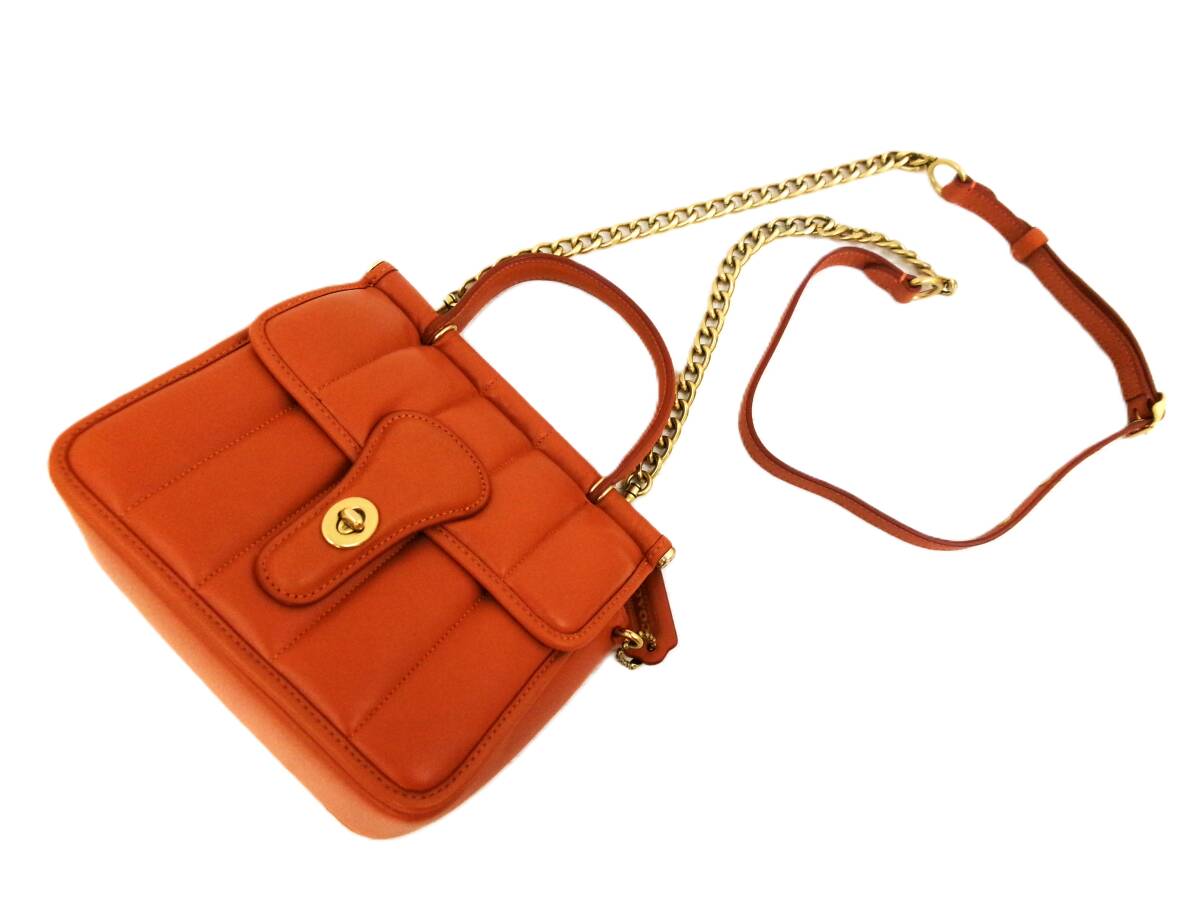 本物税込コーチ ウィリス トップハンドル 2WAYバッグ【COACH】美品_画像2