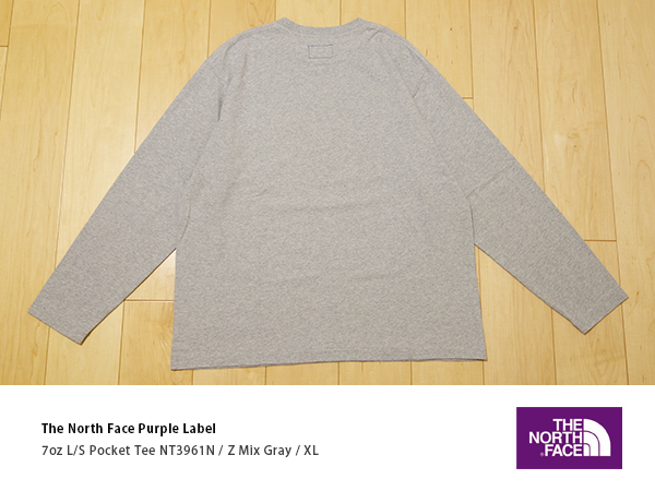 ◆ 美中古 XL THE NORTH FACE PURPLE LABEL 7oz L/S Pocket Tee GRAY NT3961N ◆ ノースフェイス パープル レーベル ロン T シャツ 長袖 灰_画像6