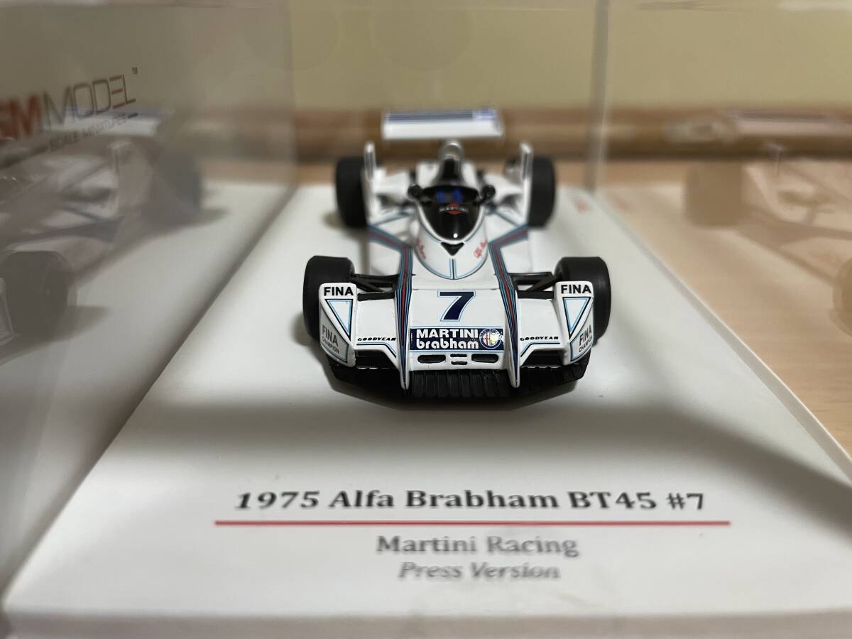 未開封 TSM MODEL 1/43 1975 Alfa Brabham ブラバム アルファロメオ BT45 #7 プレスバージョン_画像3