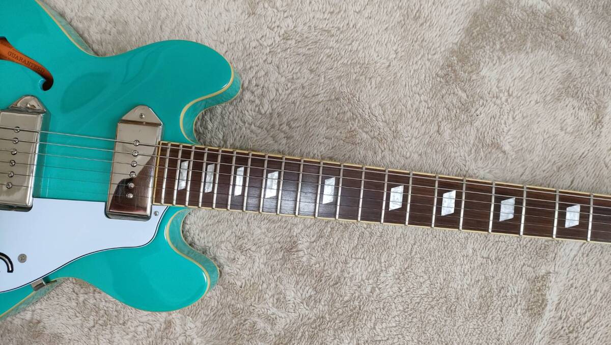 Epiphone エピフォン / Casino Coupe, Turquoise カジノクーペ、ターコイズの画像3