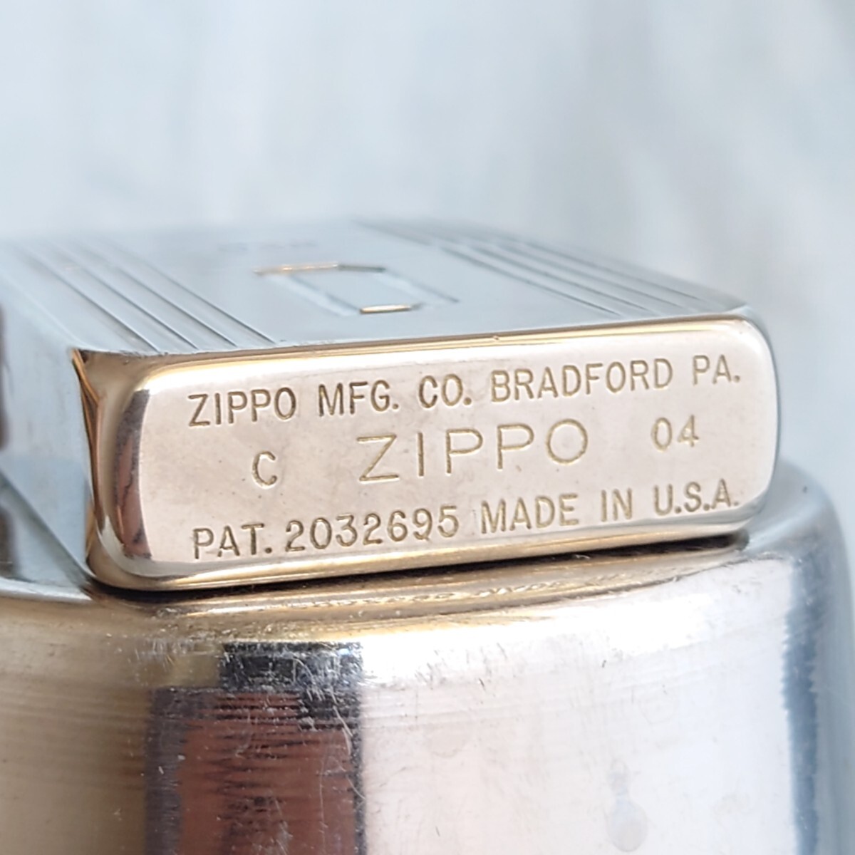 1111円～ ZIPPO 美品 1941レプリカ REPLICA ドゥニーム SILVER Color 企業コラボ ジッポー オイルライター USAの画像7