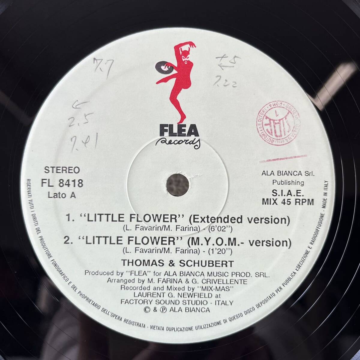 12 レコード / Thomas And Schubert / Little Flowers / FL-8418 _画像3