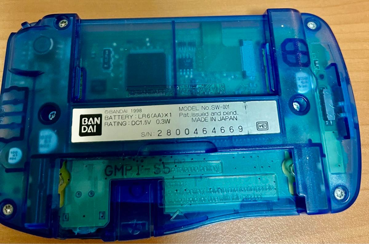 【ジャンク】ワンダースワン BANDAI バンダイ WonderSwan スケルトン ブルー