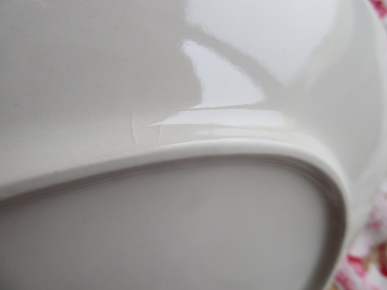 イマン ビビアンピンク オーバルランチプレート 陶器 皿_画像4