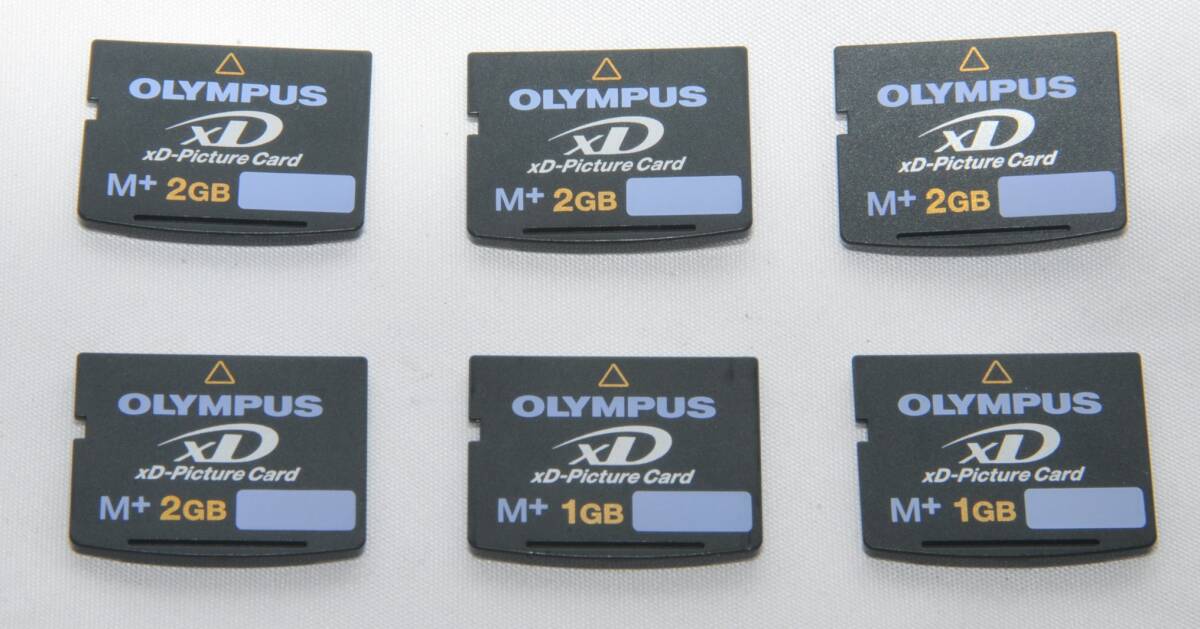 OLYMPUS XDピクチャーカード 2GBX4枚 1GBX2枚 6枚まとめて _画像1