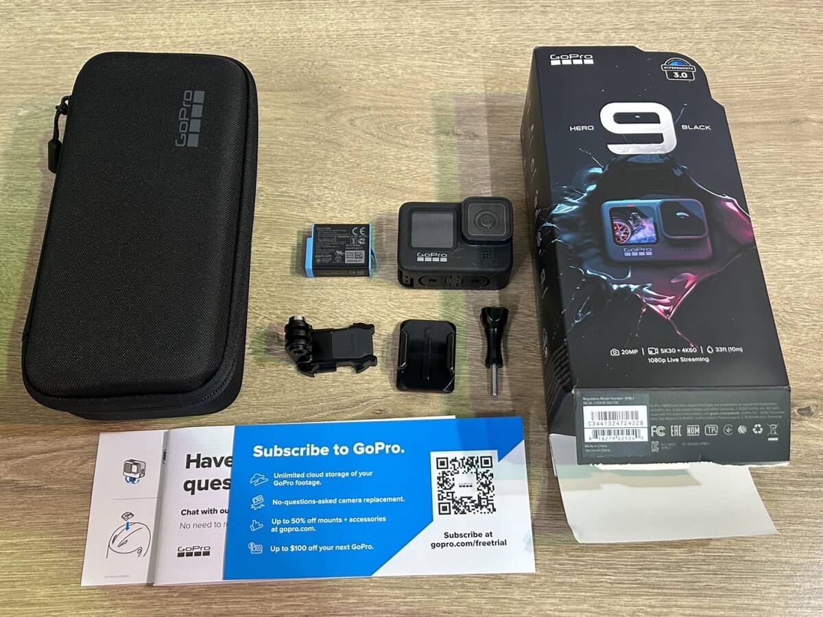 GoPro HERO 9 BLACK CHDHX-901 ゴープロ ヒーロー9 ブラック ジャンク品/60_画像1