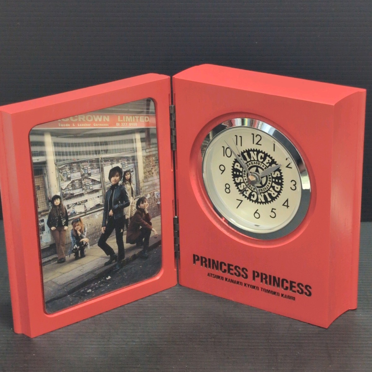 【激レア コレクションアイテム】プリンセス・プリンセス PRINCESS PRINCESS プリプリ 　卓上目覚まし時計 ツアーグッズ 動作確認済 置時計