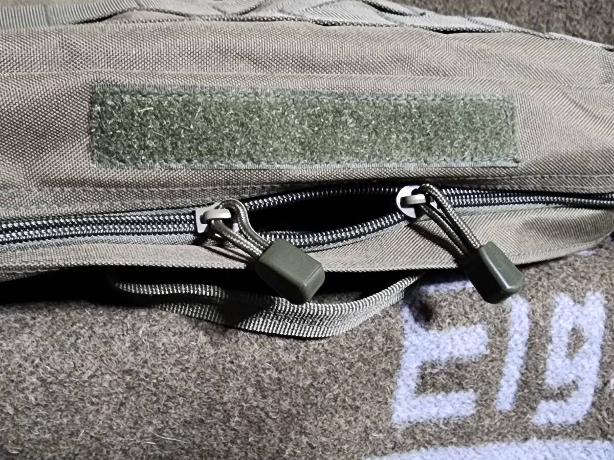 ミリタリーバッグ 米軍MOLLE ショルダーバッグ OD色 オリーブドラブ モールシステム USタイプ MOLLE ツールバッグ_画像7