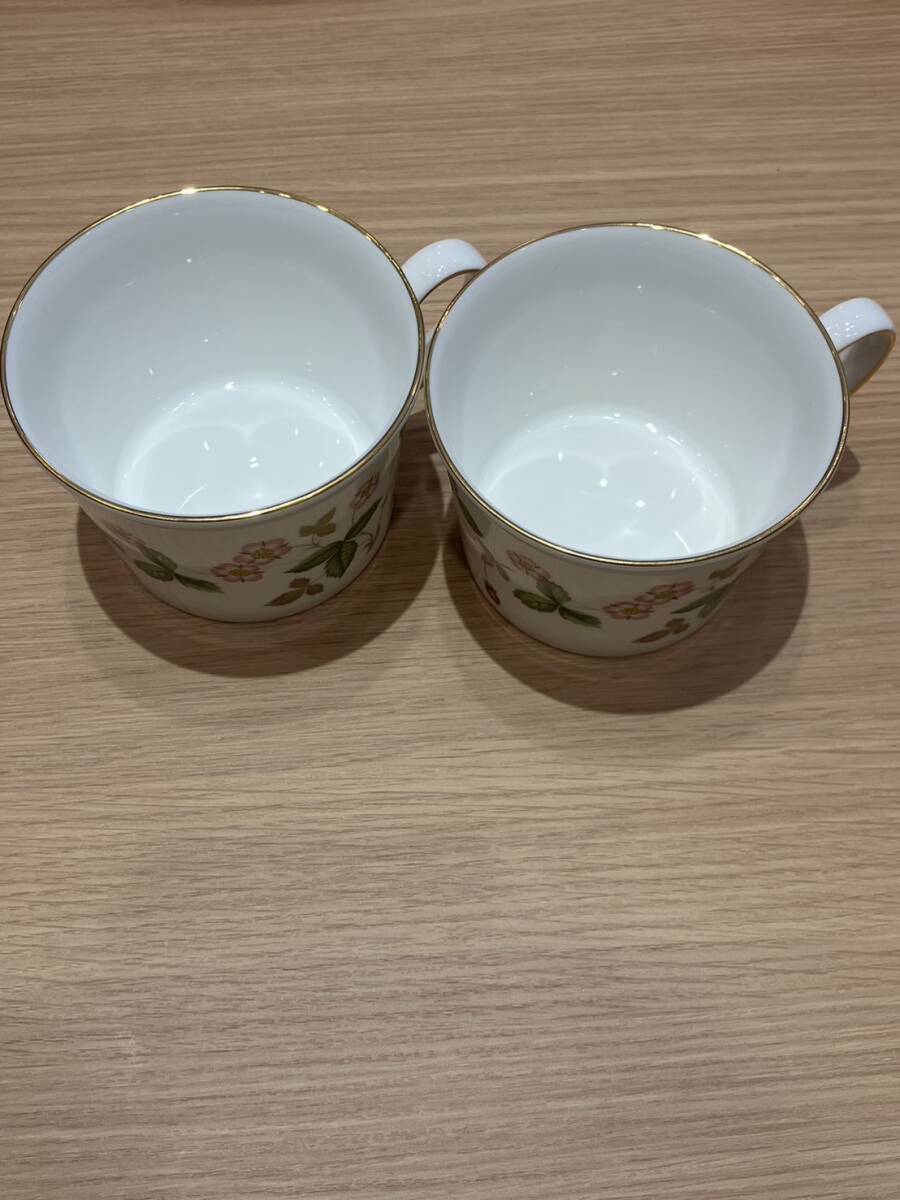 【YH-17】【1円～】WEDGWOOD ウェッジウッド Nritake ノリタケ カップアンドソーサー ティーカップ 4点セット 洋食器 現状保管品_画像7