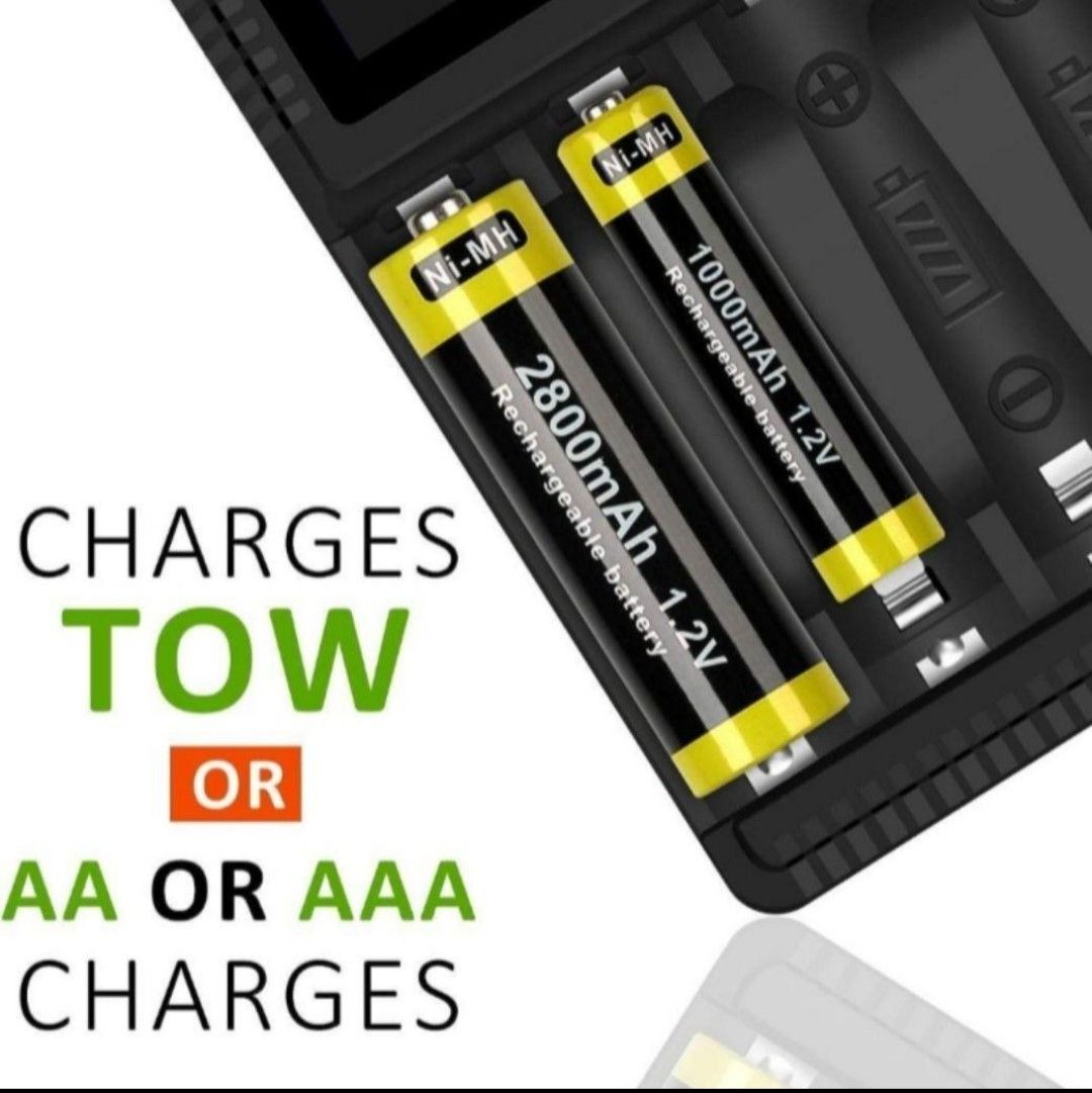 新品未使用 SEIVI 単三 単四 電池充電器 パック