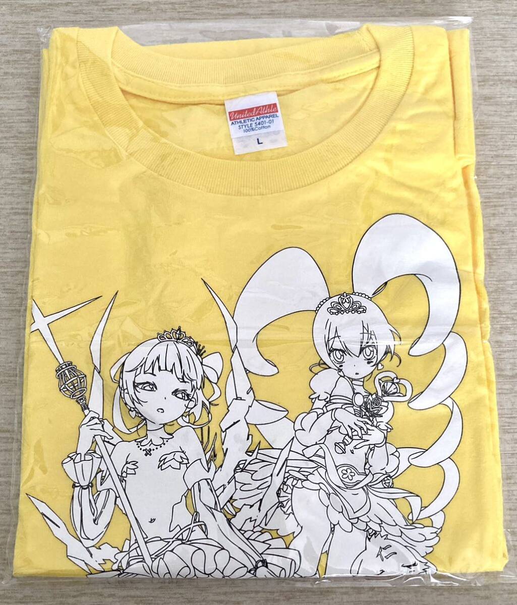 Lサイズ】6HP(6 Hearts Princess) W Princess Tshirts/Yellow Lサイズ】6HP(6 Hearts Princess) W Princess Tshirts/Yellow