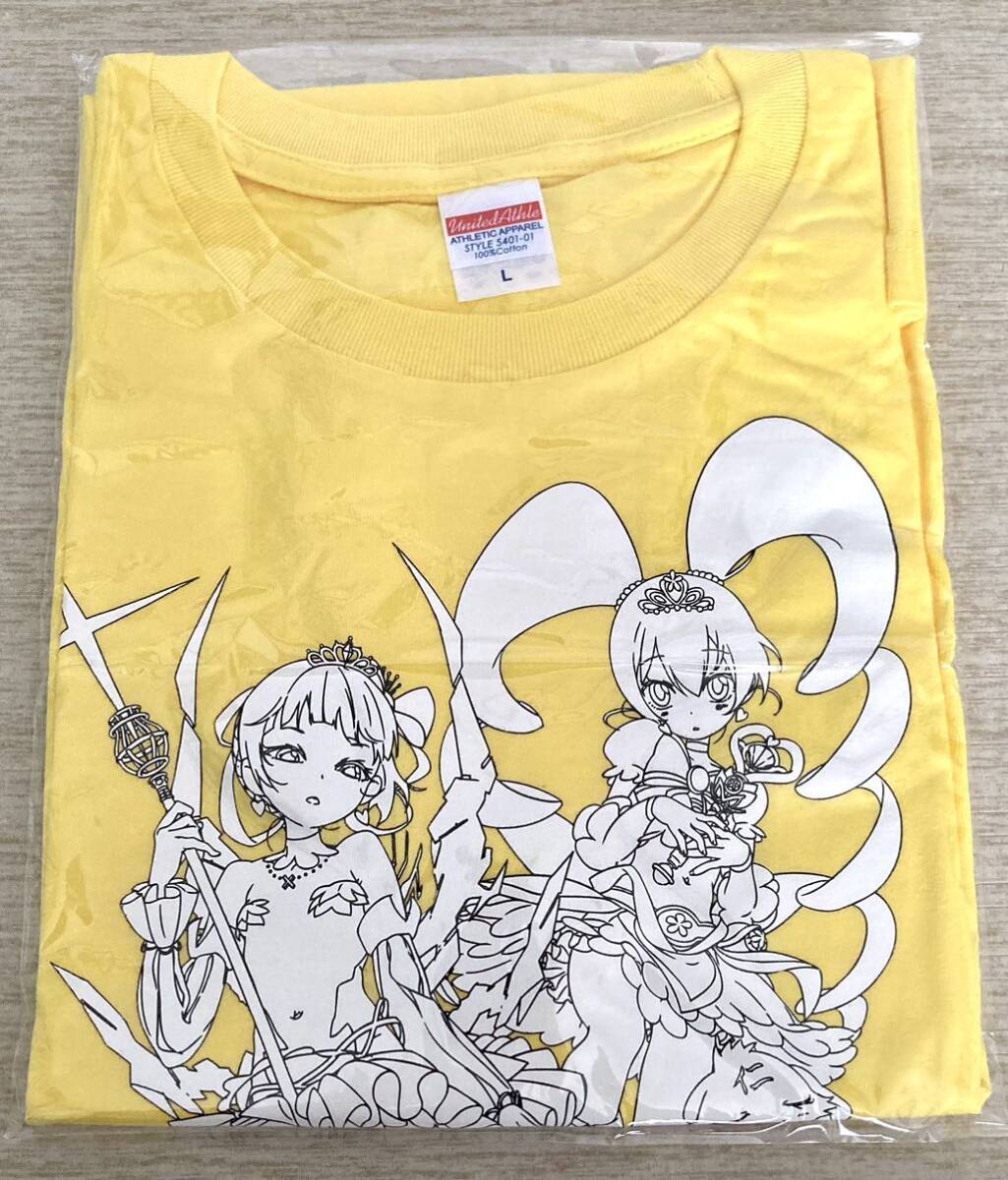 【Lサイズ】6HP(6 Hearts Princess) W Princess Tshirts/Yellow 村上隆 カイカイキキ