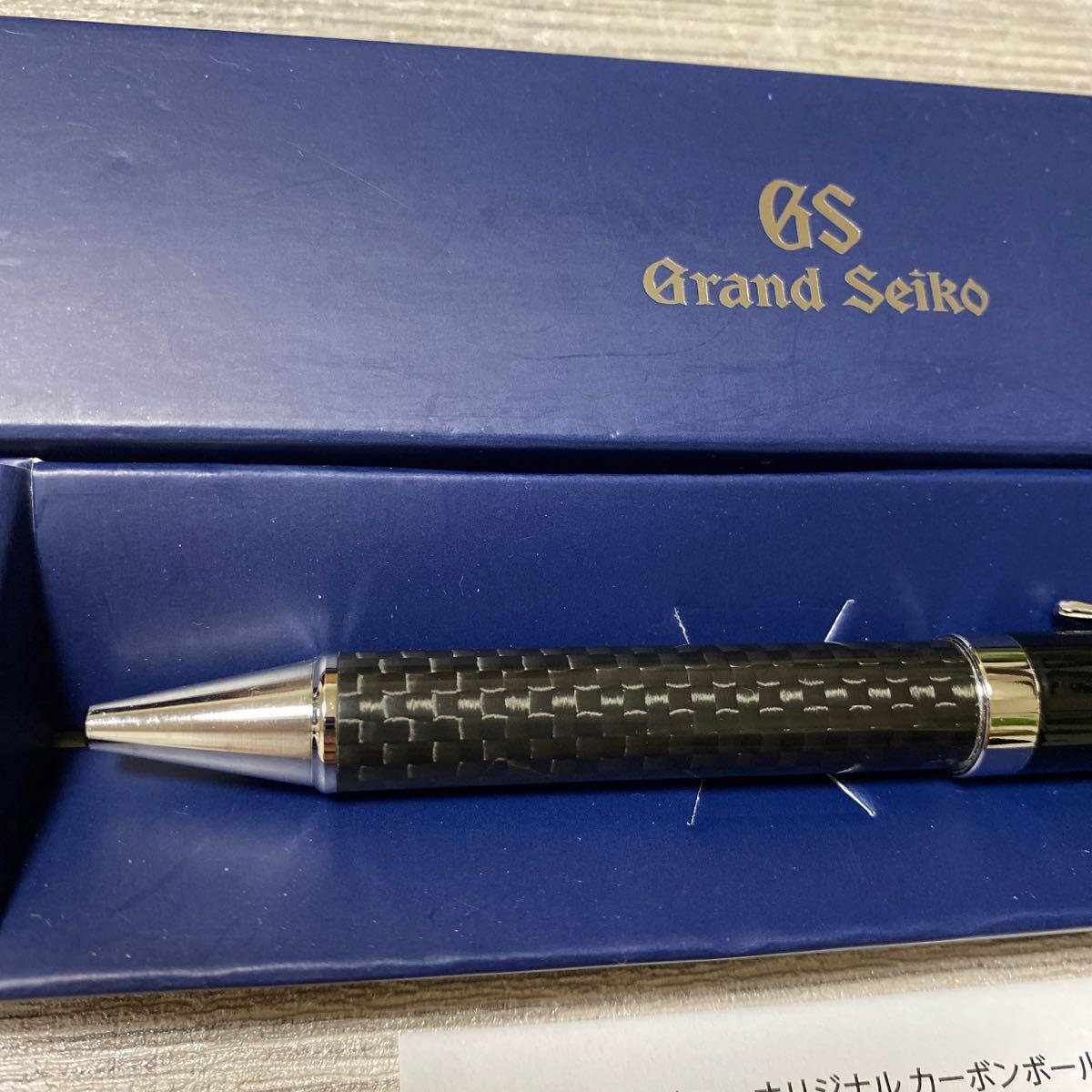 【希少必見】グランドセイコー カーボン ボールペン 未使用非売品 Grand Seiko ノベルティ ⑧_画像3