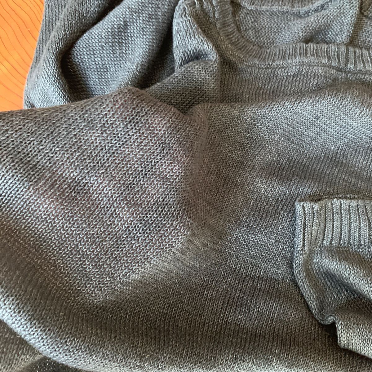  чернила голубой. свитер LOISIRlinen100%. вязаный Adieu Tristesse lower Zeal свитер чернила голубой темно-синий серия 