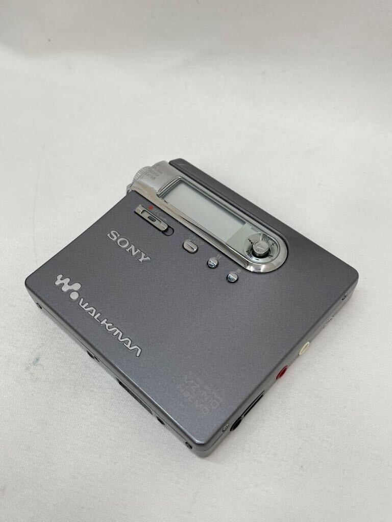 KT0510 SONY/ Sony WALKMAN MD Walkman portable MD player MZ-N10 1.8 58mm charge stand remote control attaching operation goods 