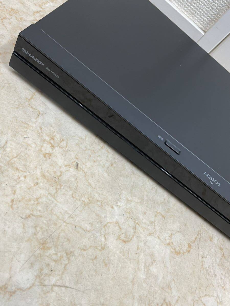 KT0501 SHARP/シャープ AQUOS アクオス ブルーレイディスクレコーダー Blu-ray BD-NS520 2018年製 動作品の画像3