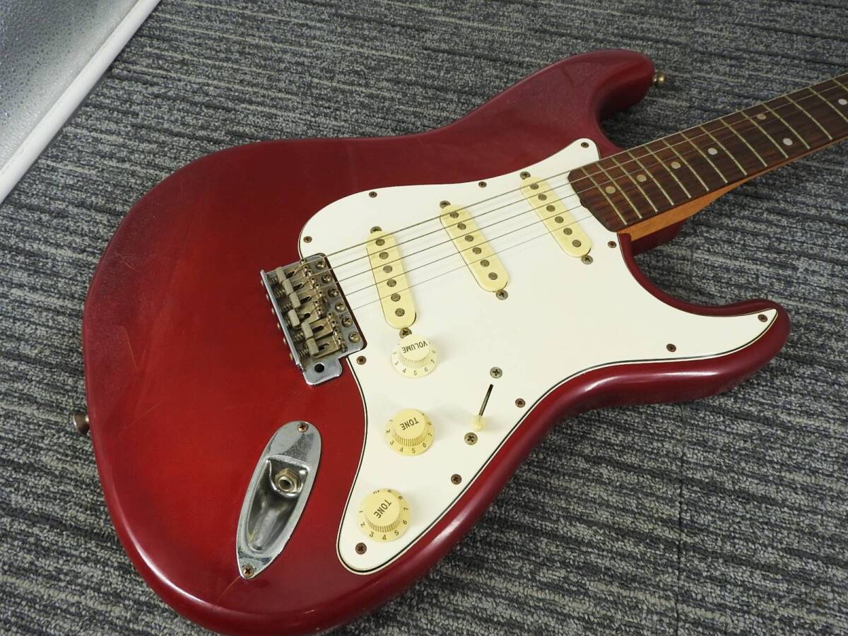 Squier by Fendersk тросик * электрогитара Fender Stratocaster Silver серии P серийный сделано в Японии крыло *USED товар [ управление NNR1491]