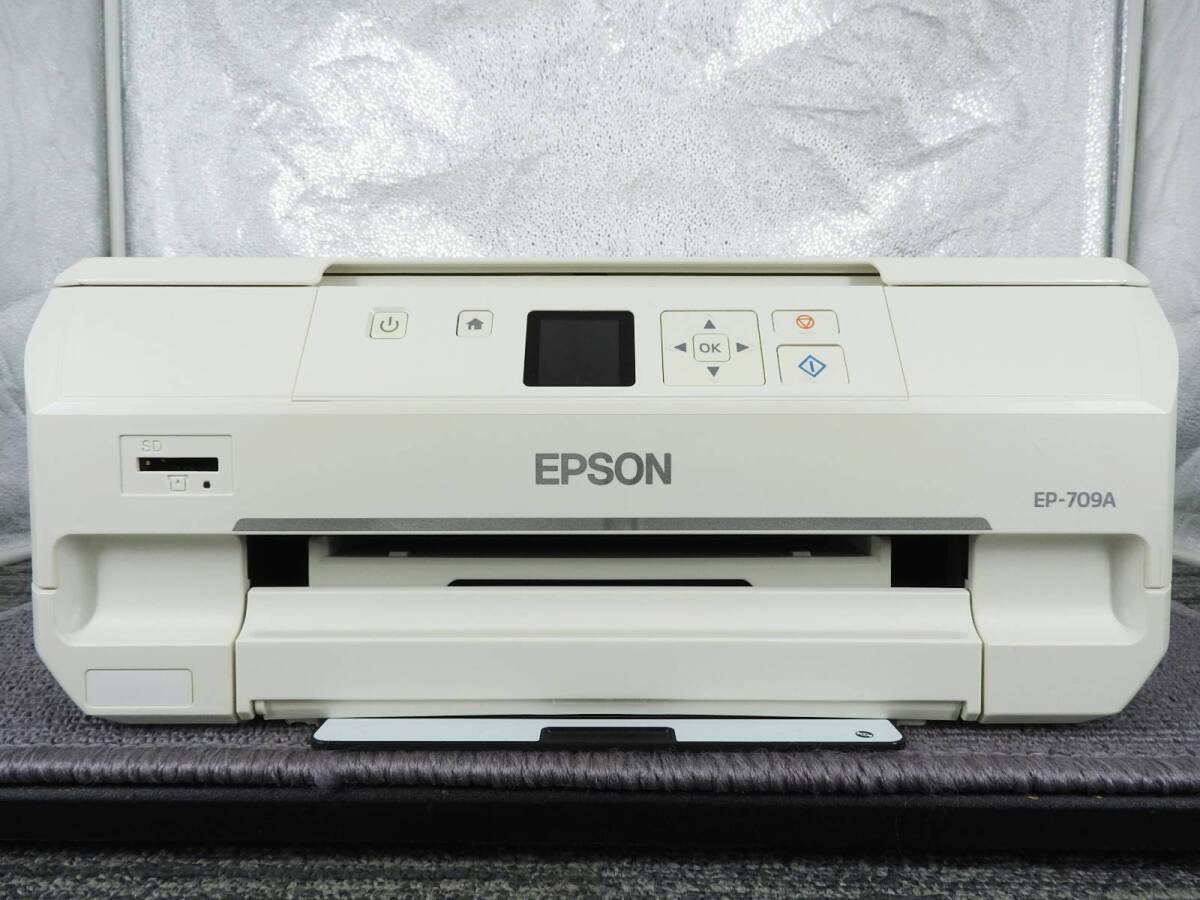 EPSON エプソン★インクジェット プリンター 複合機 EP-709A 通電のみ★ジャンク品「管理№NR1554」_画像2