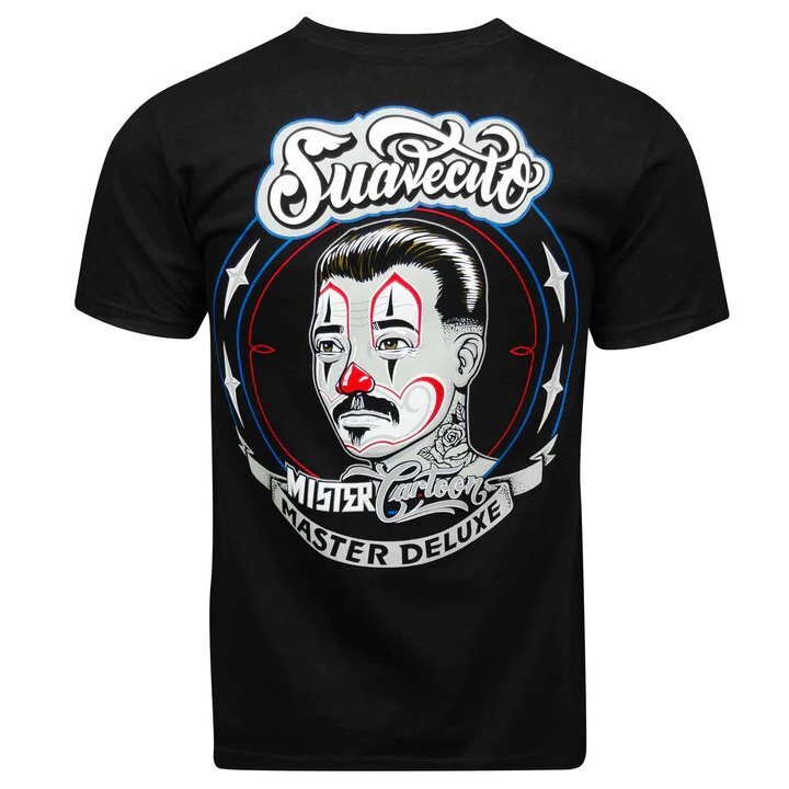 MISTER CARTOON SUAVECITO FIRME CLOWN TEE 1.5 BLACK L ミスターカートゥーン スアベシート フィルミ クラウン Tシャツ ブラック ピエロ_※イメージ画像①