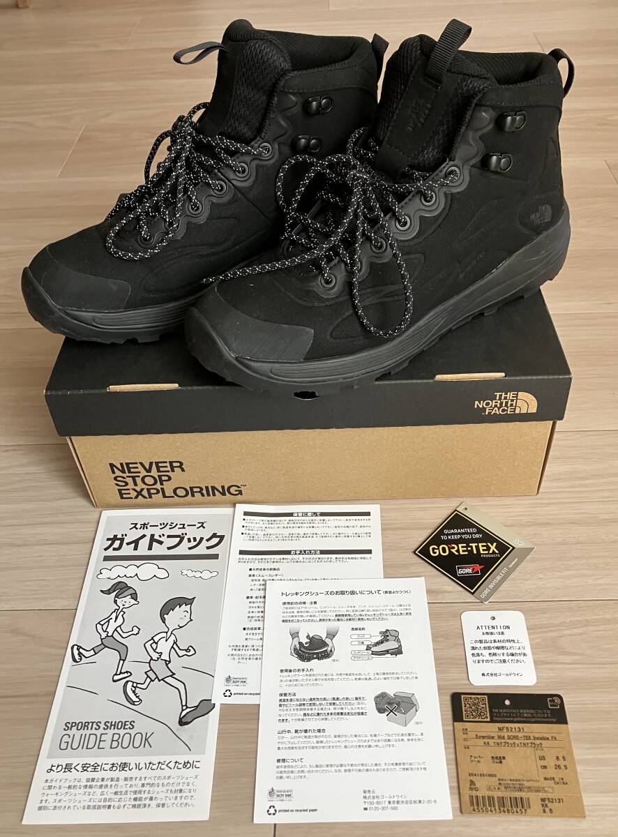 THE NORTH FACE 「 SCRAMBLER MID GORE-TEX INVISIBLE FIT 」26.5cm ノースフェイス　ゴアテックス　NF52131_画像2