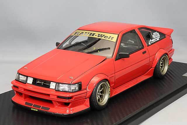 イグニッションモデル 1/18 RWB AE86 レッド IG2611_画像1