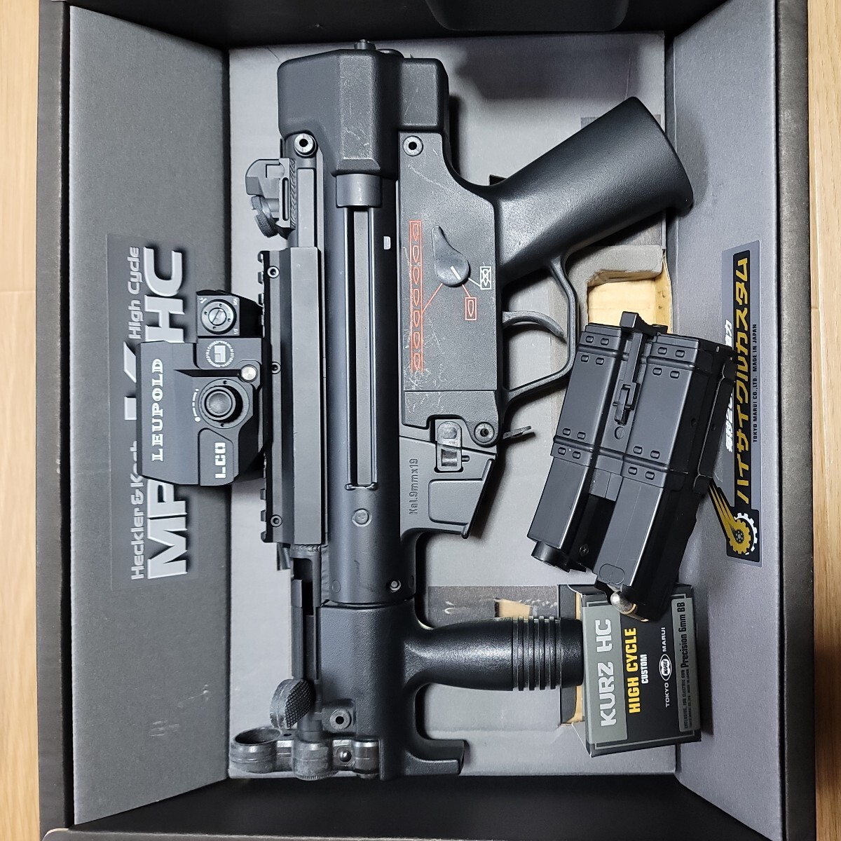 東京マルイ MP5K HC クルツ　LEUPOLD　ドットサイト　検索次世代　MP5　ホロサイト　ハイサイクル　SBD　_画像2