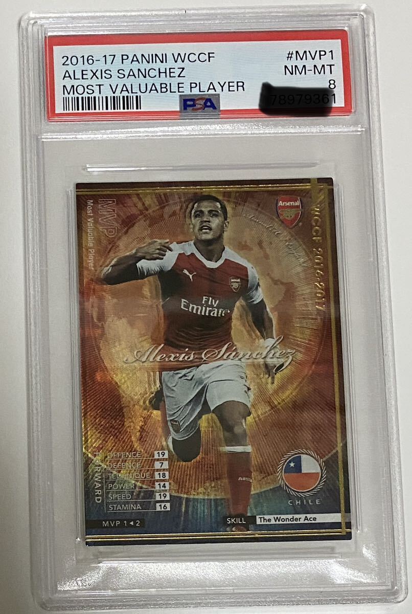 PSA8 2016-17 panini wccf ALEXIS SANCHEZ_画像1