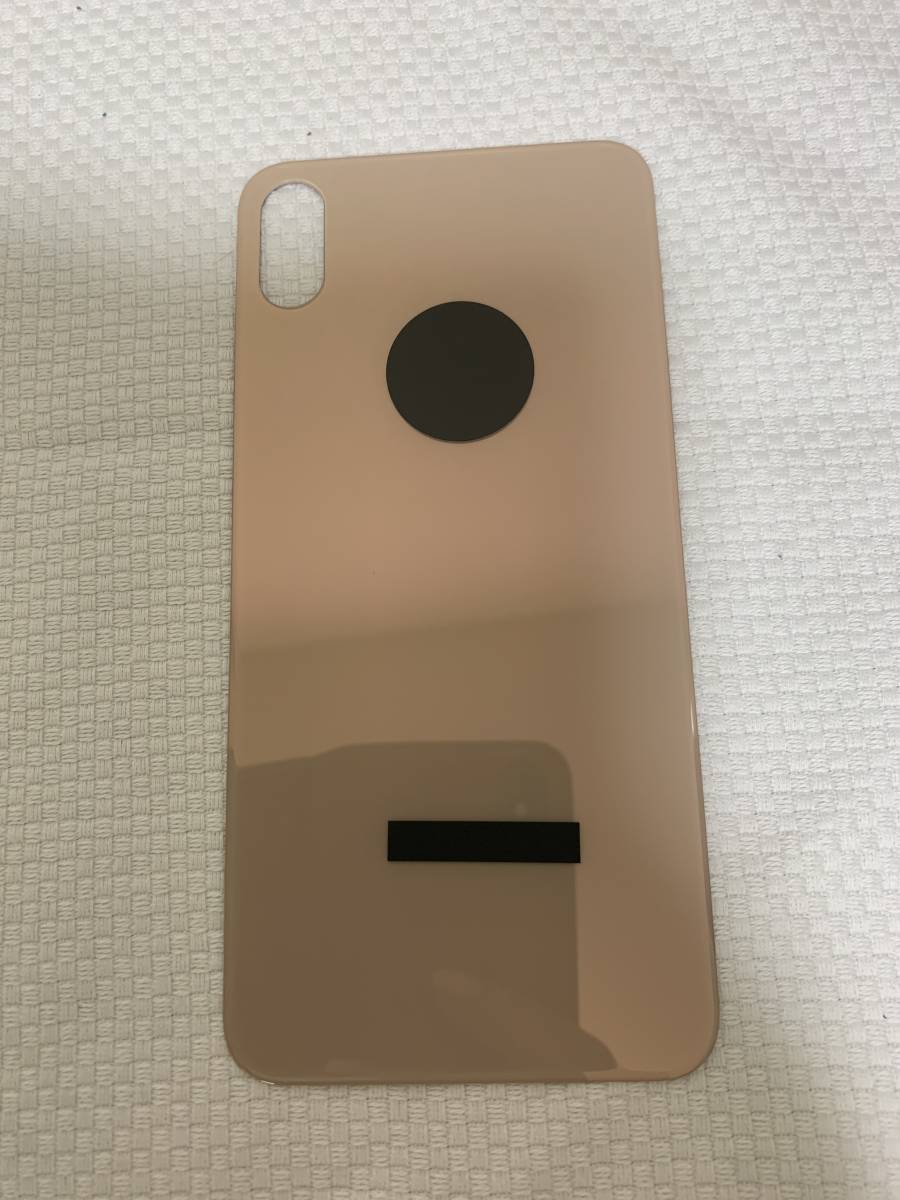 A160-IPHONE XS バックパネルの交換色ゴールド_画像1