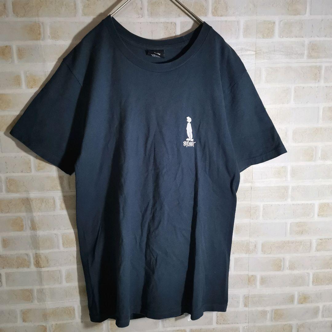 STUSSY ステューシー Tシャツ 半袖 ネイビー シャドーマン_画像2