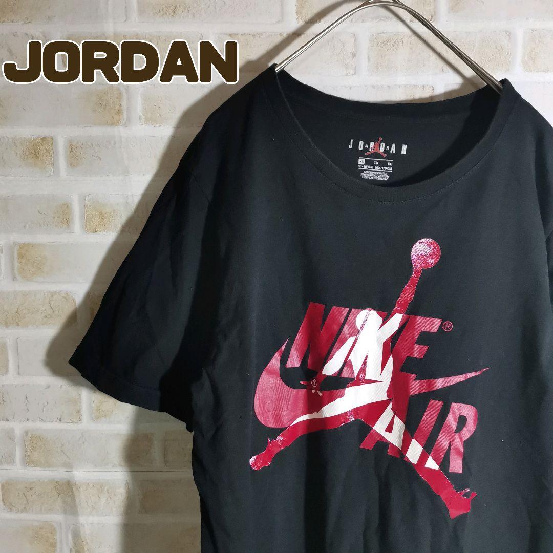 ジョーダン JORDAN Tシャツ 半袖 黒 プリント エアー