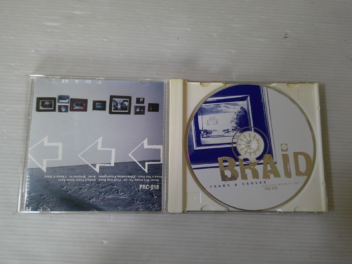BT s2 free shipping *BRAID FRAME & CANVAS * used CD