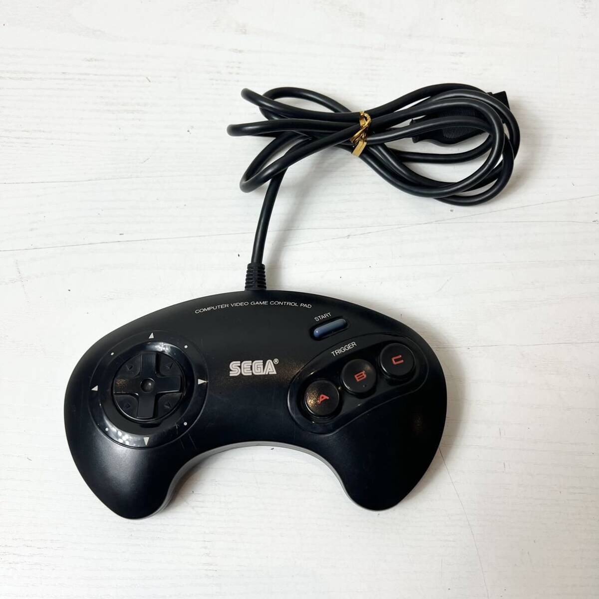 250＊中古品 SEGA MEGA DRIVE メガドライブ HAA-2510 コントロールパッド SJ-3500 セット 動作未確認 現状品＊の画像8