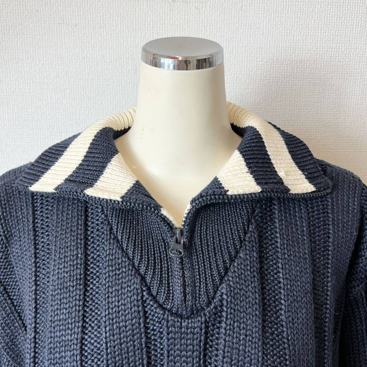 252＊中古品 TOMMY HILFIGER トミー ヒルフィガー ニット セーター XLサイズ 現状品＊_画像5