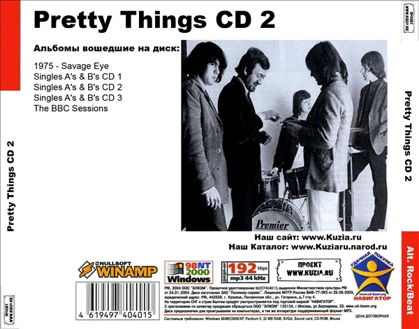 PRETTY THINGS CD1+CD2 大全集 MP3CD 2P⊿_画像3