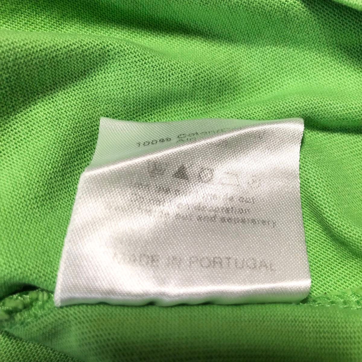 【美品】BOILER ROOMボイラールーム リフレクターロゴラインTシャツ 蛍光グリーン M オーバーサイズカットソー 入手困難