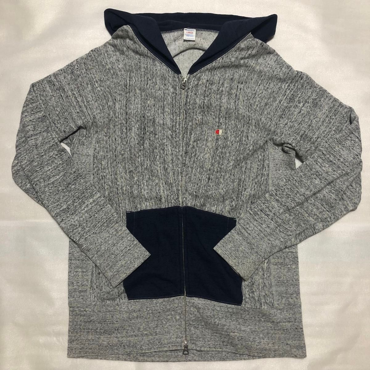 【極美品】Champion チャンピオン RW リバースウィーブWジップパーカー L 日本製 復刻トリコタグ 90s〜 フーディー