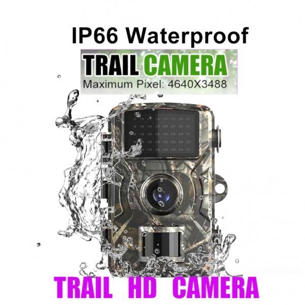 [ free shipping ] Trail camera infra-red rays night vision 16Mp 4K HD1080p,IP66, waterproof Home security camera, outdoors crime prevention hunting monitoring color display bc