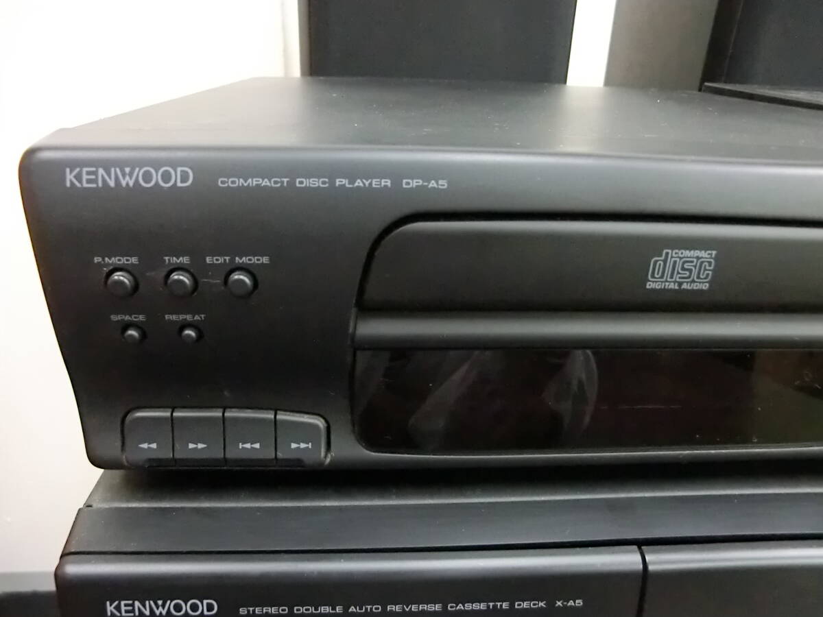  sound festival Kenwood system player A-A5 GE-A5 X-A5 DP-A5 LS-A5 R L electrification only verification settled music speaker player FM stereo equalizer 
