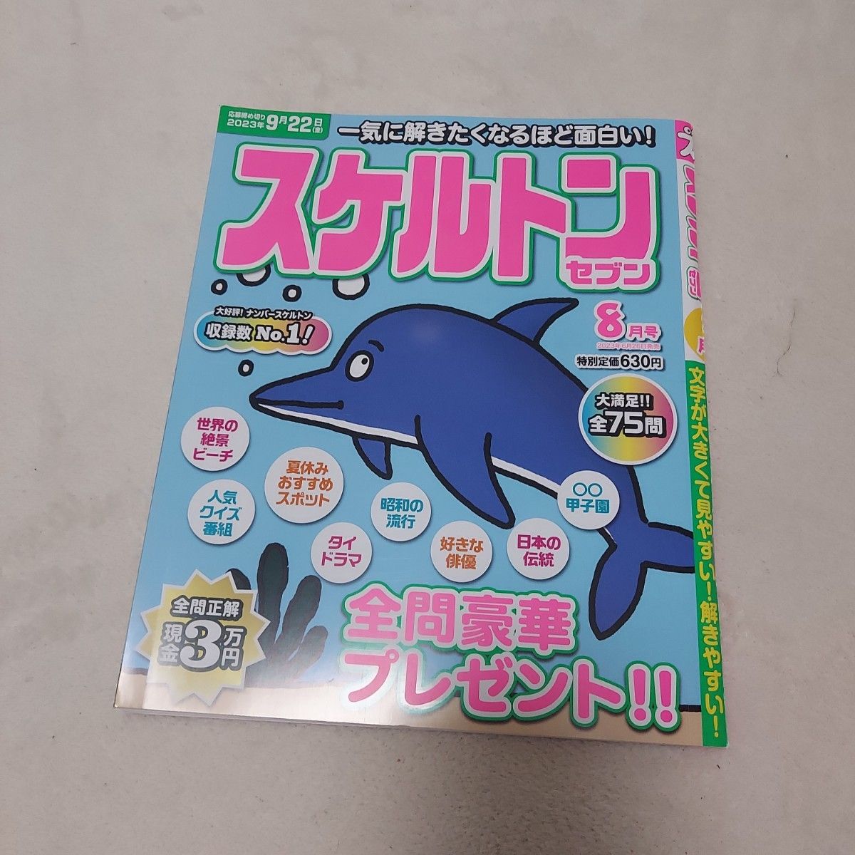 【新古本】スケルトン　3冊　クロスワード　脳活　脳トレ　趣味　本　パズル　誌パズル誌バックナンバー