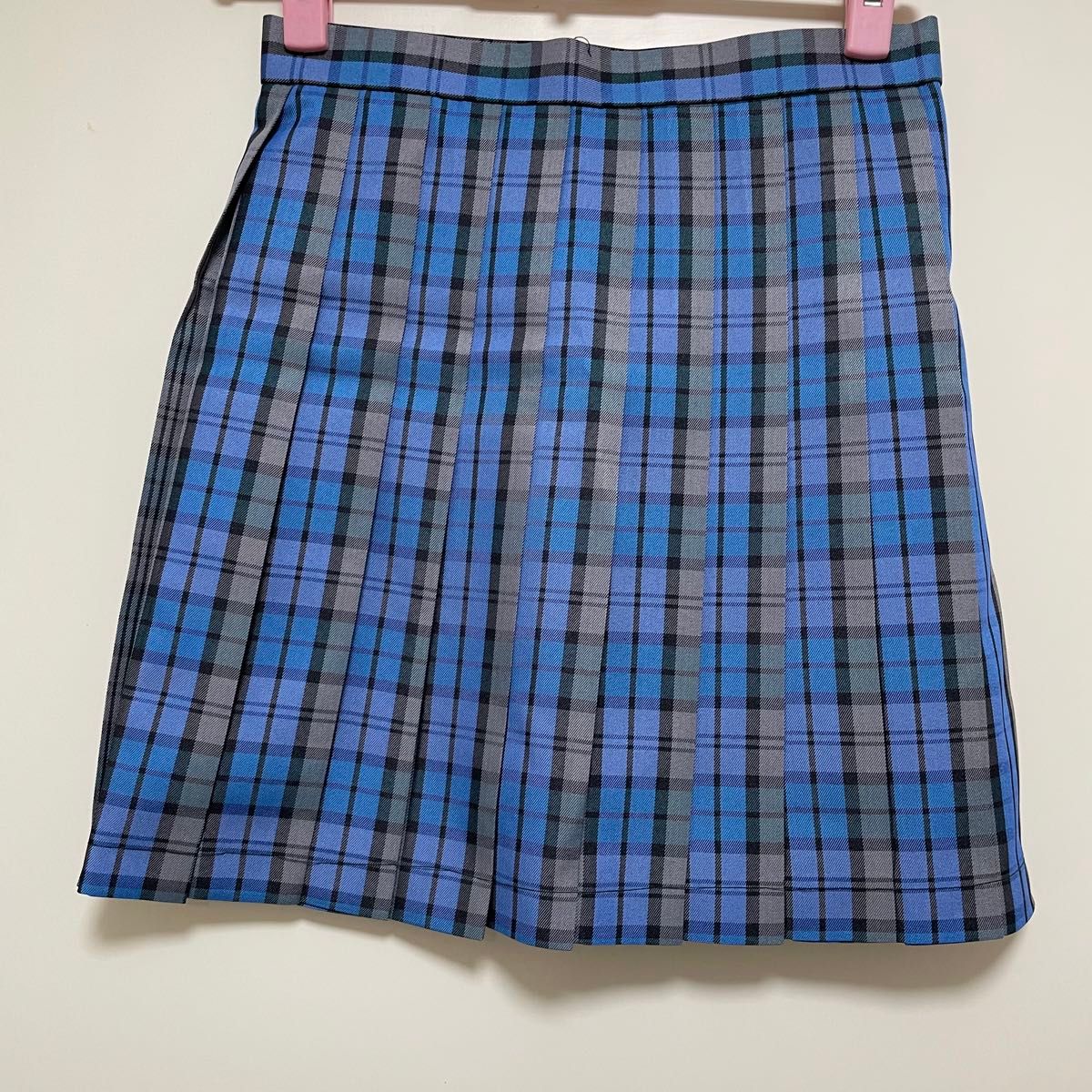 新品】新栄 スカート 青チェック コスプレ 制服 高校 JK - スカート 新品】新栄 スカート 青チェック コスプレ 制服 高校 JK - スカート
