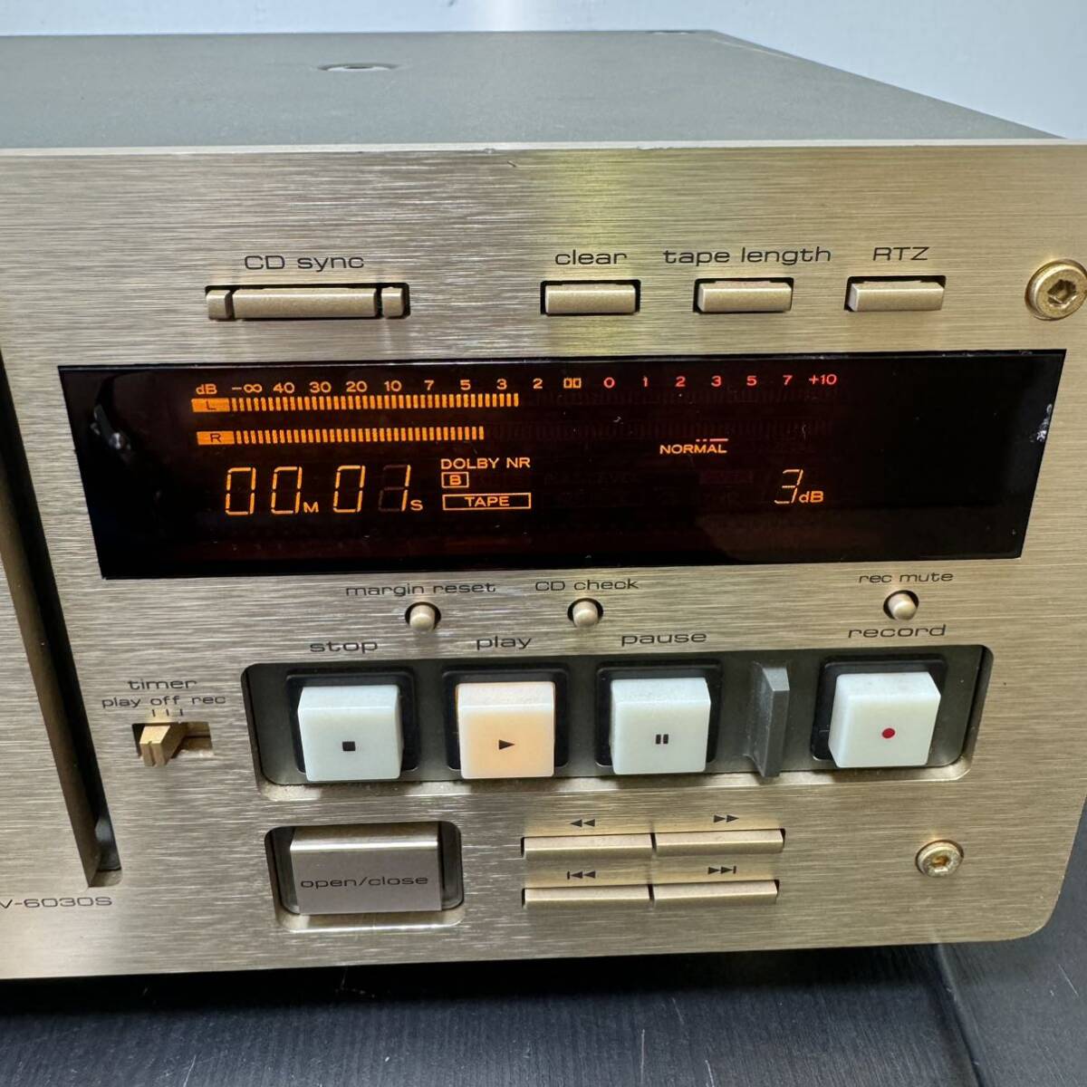 TEAC ティアック V-6030S カセットデッキ_画像10