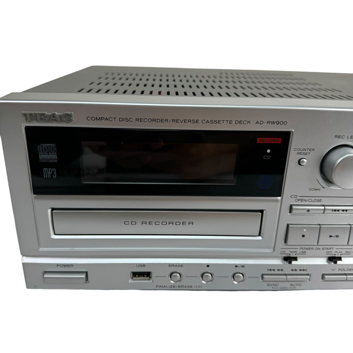 TEAC ティアック AD-RW900 CDレコーダー/カセットデッキ_画像3
