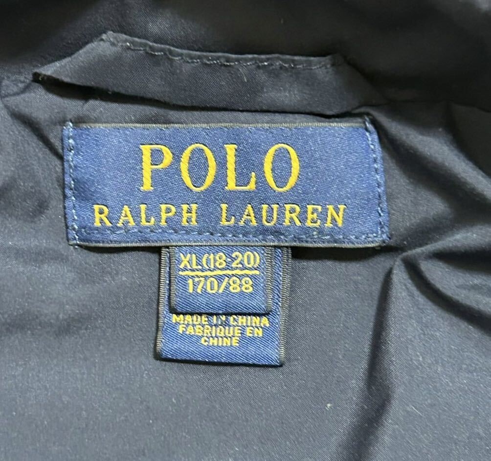 POLO RALPH LAUREN　ラルフローレン　キルティングジャケット　ブルゾン　スナップボタン　XLサイズ　キッズ　子供服　メンズ　Mサイズ相当_画像5