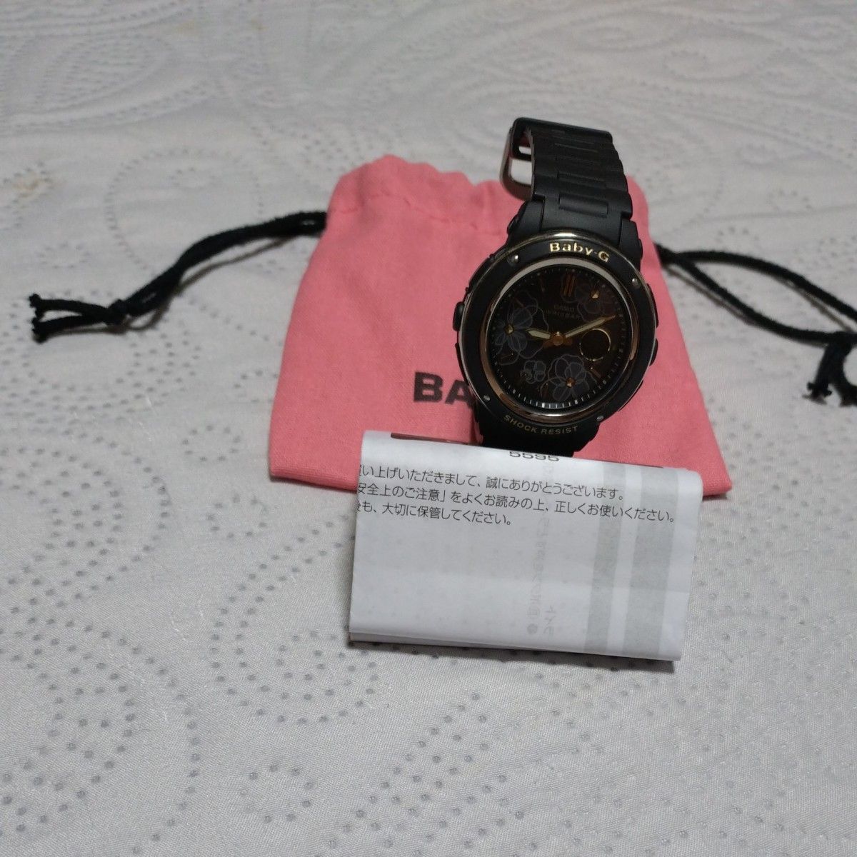 CASIO Baby-G 腕時計 稼働品5595 JA 取扱説明書(保証書 CASIO Baby-G 腕時計 稼働品5595 JA 取扱説明書(保証書