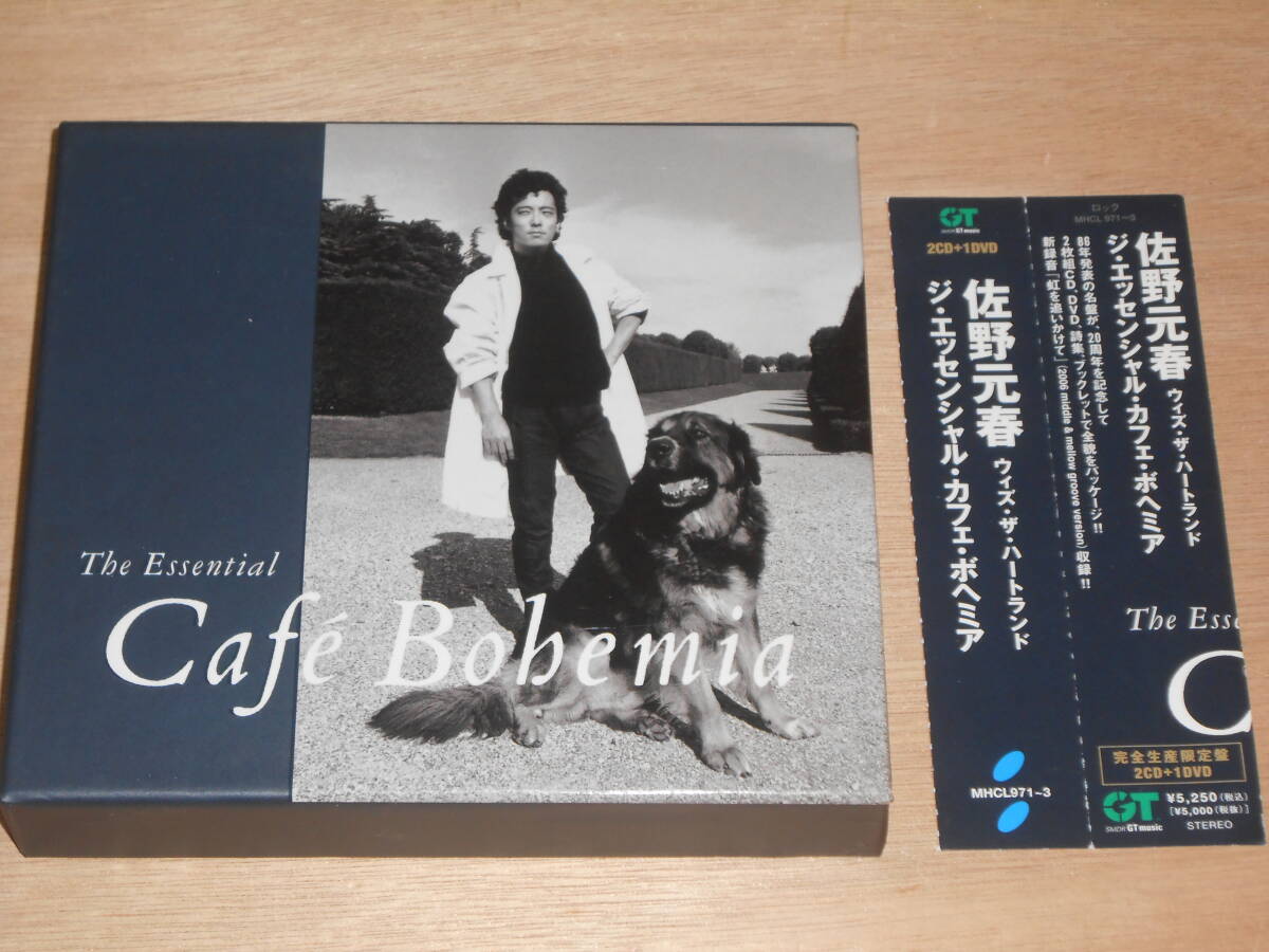 佐野元春　ジ・エッセンシャル・カフェ・ボヘミア　美品　CD　DVD　完全限定生産盤_画像2